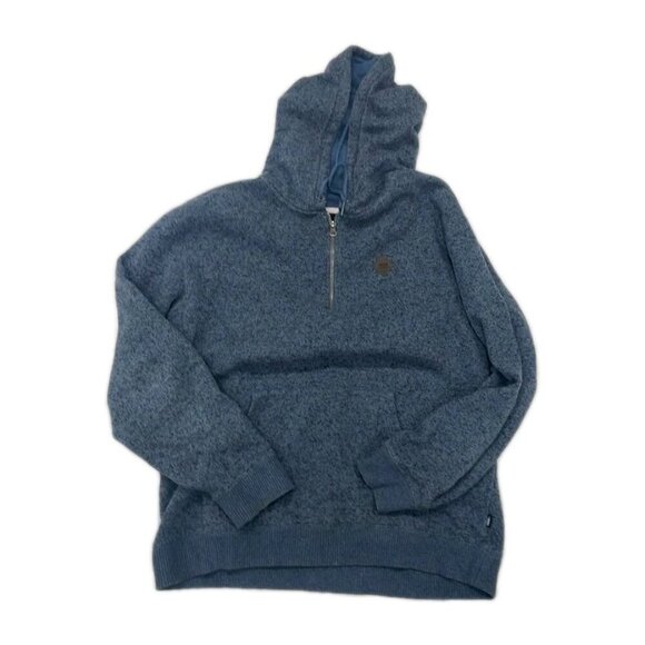 Vans Hoodie Blue Large Pullover Long Sleeve Fleece Interior Heavyweight Warm - Picture 1 of 3